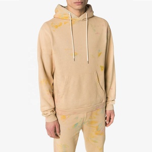 Sudaderas con capucha Acid Wash French Terry Heavyweight Hoodies Fabricantes Custom Puff Printing Logo Fashion Distress Men Hoodie - Product Image 2