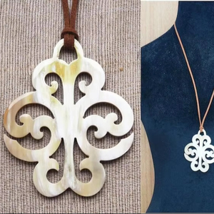 HF งานหัตถกรรมจี้เขาควายคุณภาพดีที่สุดสไตล์สัตว์งานฝีมือธรรมชาติผลิตภัณฑ์เรซิ่นหัตถกรรม - Product Image 2