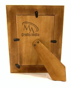 Haute qualité nouveau Design résine cadre Photo bois et os incrustation mur et décoration de Table vente chaude - Product Image 2