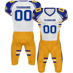 Uniformes de Fútbol Americano Personalizados, 10 Conjuntos, Transpirables, de Manga Corta, Alta Calidad, Hechos a Medida, 100% Poliéster, Antibacterianos - Product Image 4