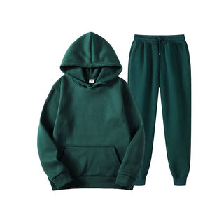 Conjunto Deportivo Personalizado para Hombre, Corte Ajustado, 100% Algodón, Felpa Otoñal, Logotipo Bordado de Alta Calidad, Talla Grande, Maternidad, Aire Libre - Product Image 1