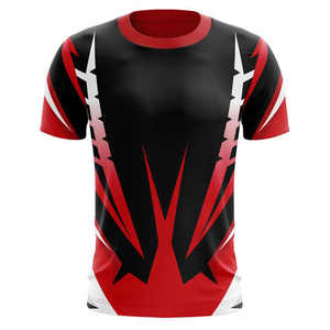 เสื้อยืดกีฬาผู้ชายผ้าสแปนเด็กซ์/โพลีเอสเตอร์ แบบถัก พิมพ์ลาย แห้งเร็ว สำหรับวิ่ง - Product Image 6
