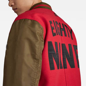 Vêtements décontractés de la rue principale Nouveauté Veste universitaire pour homme en toile Col montant Haute qualité Écologique Prix bas - Product Image 5