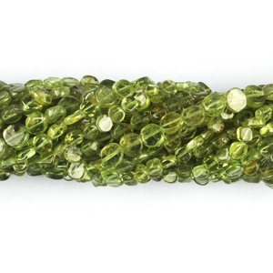 Perles de pierres précieuses de péridot vert naturel, perles de péridot de 4-6mm, perles de pièce lisse de pierres précieuses, perles de pierres précieuses, perle de péridot en gros - Product Image 2