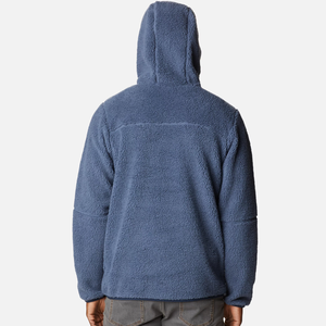 2025 Wholesale <b>Sherpa</b> Fleece <b>Men</b> Crew Neck <b>Hoodie</b> Sweatshirts Customized Half Zipper Design Warm Winter Sweater Hoodies Boys - Product Image 2