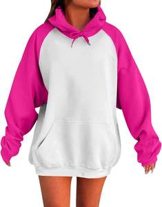 Sudadera con Capucha Personalizada de Estilo Urbano, Transpirable, 100% Algodón, Felpa Gruesa, para Mujer, Talla Grande - Product Image 1