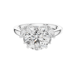 Bague à trois pierres en diamant de laboratoire 3,88 CT pour femmes, clarté VVS-VS EF, or 18 carats, 14 carats, 10 carats et argent 925, rose, jaune, blanc - Product Image 2