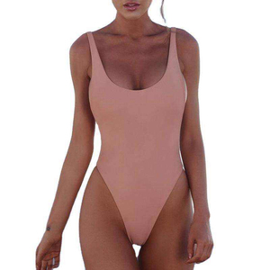 Traje de Baño de una Pieza de Talla Grande para Mujer, con Escote Profundo en V, Material de Secado Rápido, Perfecto para Relajarse Junto al Agua - Product Image 6