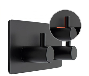 Wholesale European Style Stainless Steel Double Hooks Multi-Purpose <b>Towel</b> Rack <b>for</b> <b>Bathroom</b> Kitchen Apartment Home Hotel Usege - Product Image 5