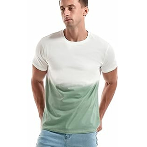 High Quality Cotton/Polyester Men's Short Sleeve Casual T-Shirt-Breathable Quick Dry Customizable with <b>Logo</b> & Colors - Product Image 3