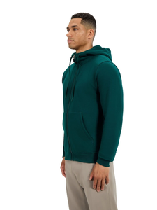 Casual Fleece Hoodies Custom Logo Fleece Hoodies Light Weight High Quality Basics Cotton Blended Plain Fleece Hoodie - Product Image 4