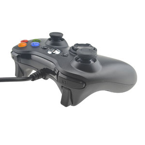 Controller Wireless per Xbox 360 Slim, Gamepad Cablato da 2 Metri con Vibrazione Turbo e Funzionalità Compatibili - Product Image 3
