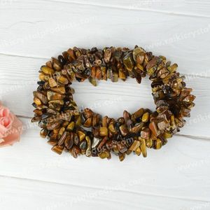 Collier Mala en Cristal Œil de Tigre Certifié Pierre Naturelle Bijoux Perlés - Product Image 4
