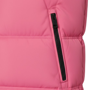 Blouson d'hiver matelassé rose à capuche pour homme, style streetwear, léger, chaud et isolé, avec motif, fabrication B2B - Product Image 6