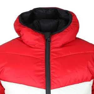 Veste matelassée en toile légère pour hommes Manteau d'hiver personnalisé à capuche noir vert olive résistant à l'eau - Product Image 5