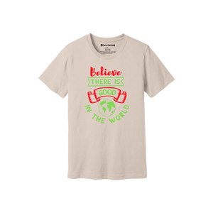 Camiseta de algodón 100% con temas de bondad, estampado de estilo informal, 12 opciones de color, 160-180, colocación de diseño personalizable GSM pesado - Product Image 3