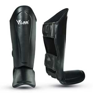 Venta caliente Guantes de boxeo de alta calidad hechos a medida Espinilleras con logotipo personalizado Equipo de protección de pierna Premium - Product Image 2