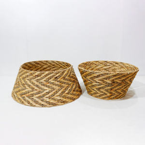 Artex Dong thap แท่นวางต้นคริสต์มาสงานหัตถกรรมเครื่องจักสานฐานธรรมชาติที่ทนทานสำหรับตกแต่งตามฤดูกาล - Product Image 4