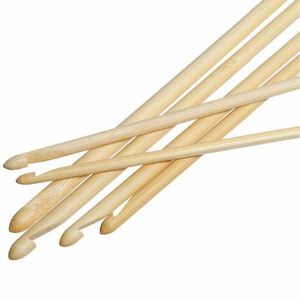 Juego de ganchos de ganchillo tunecino aguja de gancho largo afgano de todo el diámetro con nombre y tamaño grabado en diferentes colores nociones de tejer - Product Image 2