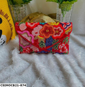 Pochettes de mariée de créateur artisanales avec broderie de perles en pierre de cristal parfaites pour les occasions spéciales et les événements sophistiqués - Product Image 5