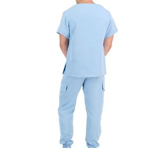 Ensemble d'uniformes médicaux pour hommes, tenue d'infirmière avec poches, combinaison de travail, nouveau design 2026, vente en gros fabricant - Product Image 5