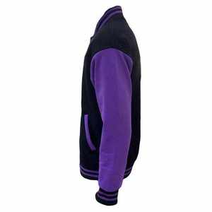 OEM <b>Men's</b> High Quality Varsity <b>Jacket</b> Custom Baseball Letterman Plus Sizes Camouflage Formal Chenille Embroidery <b>Leather</b> Sleeves - Product Image 4