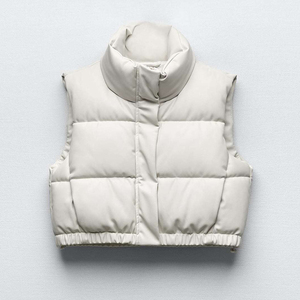 OEM logotipo personalizado recortar abajo Abrigos Mujer puff burbuja chaqueta personalizada casual invierno abajo puffer chaqueta mujer burbuja abrigos - Product Image 4