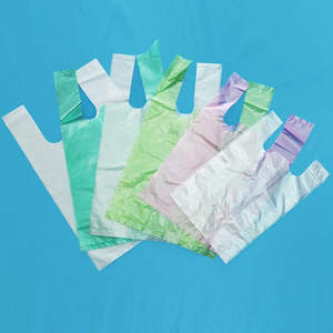 Customized Color Gravure Printed <b>Plastic</b> T-Shirt <b>Bags</b> for Supermarket Packing - Product Image 2