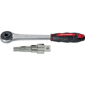 ROTHENBERGER 3/8-1/2-3/4-1 ? Drive Square 1/2 Inch Stepped Wrench Set with <b>Ratchet</b> Shop Tools - Product Image 1