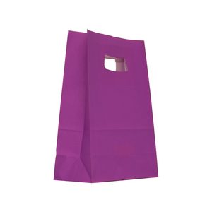 High Quality Custom Logo Plain Paper Carry <b>Bag</b> Handmade Durable Shopping <b>Bag</b> With D Cut Handle for Gift/Clothes Packaging - Product Image 3