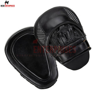 Almohadillas de enfoque ganadoras de entrenamiento profesional, guantes de enfoque de boxeo de cuero hechos a medida, almohadillas de enfoque de perforación con logotipo de servicio Oem - Product Image 5