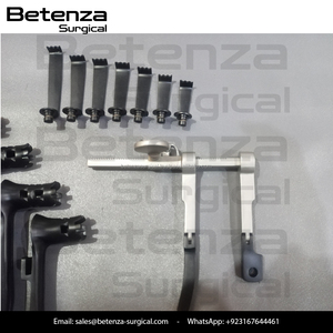 Retractor Lumbar Manual Profesional de Acero Inoxidable Alemán, Juego Completo/Parcial de 15 Piezas, para Cirugía Ortopédica, Color Negro - Product Image 2