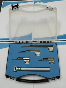 Laryngoscope à fibres optiques de haute qualité Miller, ensemble de 4 lames, équipement de diagnostic vétérinaire, fournisseur CE ISO Medivolve - Product Image 1