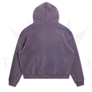 Conjunto de Sudadera con Capucha Oversize de Algodón para Mujer con Logo Estampado Personalizado, Capucha Corta Efecto Desgastado por el Sol, Pantalones Jogger 100% Algodón, Chándal de Invierno 3D - Product Image 5