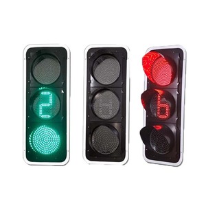 Feux de signalisation de bonne qualité 24V/220V LED rouge vert 300mm 3 feux de signalisation pour les passerelles - Product Image 2