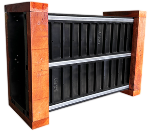 Losas de suelo de plástico PE 30X150 reutilizables ligeras de alta calidad Talleres de moldeo de vigas Materiales de construcción de plástico - Product Image 1