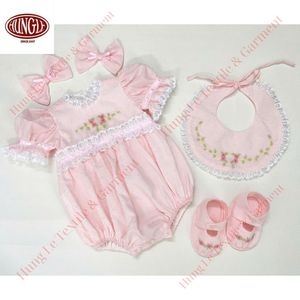 Customization Fabric Baby Booties With Floral Hand Embroidery Decoration - Only Booties - Product Image 4