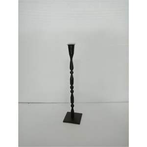 Wholesale Retro Forged Iron Candle Holder <b>Tall</b> Black Taper <b>Candlestick</b> Stand Durable Metal Pillar Base for Hotel and Restaurant - Product Image 5