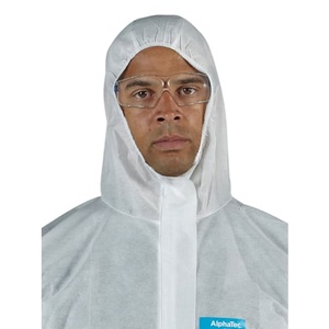 Ansell AlphaTec 1500 PLUS Modèle 111 Taille L-Combinaison de protection pour Type 5-6 Antistatique Sécurité Blanc - Product Image 2