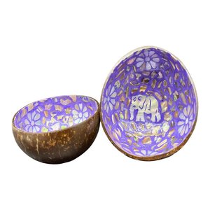 Meilleur prix pour les nouveaux bols de noix de coco laqués de qualité supérieure Style unique et design coloré du Vietnam - Product Image 4