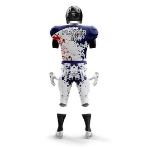 Ensemble de maillots de football américain Offre Spéciale avec logo personnalisé uniformes respirants à manches courtes uniformes grande taille pour clubs de garçons - Product Image 6