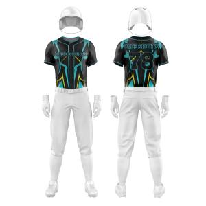 Ropa de equipo de fabricación profesional, uniformes de béisbol de contraste de Venta caliente, diseño personalizable para ropa deportiva de béisbol y softbol - Product Image 1