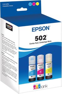 EPSON 502 EcoTank Ink Pack combiné couleur bouteille ultra-haute capacité fonctionne avec ET-2750, ET-2760, ET-2850, ET-3750, ET-3760 - Product Image 4