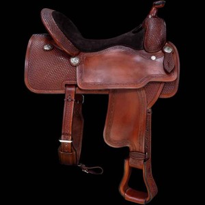 Selle Western personnalisée en cuir de qualité supérieure Molly's Custom Silver Ranch and Trail - Personnalisable - Product Image 5