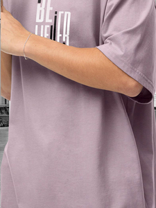 Logo personnalisé demi-manches hommes surdimensionné T-SHIRT Foi et flore hommes surdimensionné imprimé T-Shirt tissu Streetwear Style coupe régulière - Product Image 4