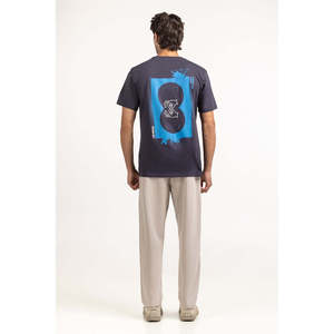 Camisetas de Jersey Holgadas con Estampado, 180g, Algodón/Fibra de Bambú, Comprimidas y Ligeras, Bordado Personalizado MN-TS-SS25-030 - Product Image 3