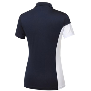 เสื้อโปโลผ้าฝ้ายระบายอากาศสำหรับผู้หญิงเสื้อกอล์ฟผ้าถักแบบถักโลโก้ได้ตามต้องการสำหรับเล่นกอล์ฟกลางแจ้งฟิตเนส - Product Image 3