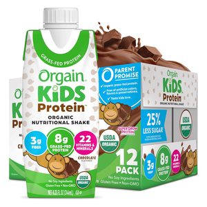 Shake protéiné nutritionnel pour enfants Orgain Organic, chocolat, 8,25 fl oz (lot de 12) - Product Image 5