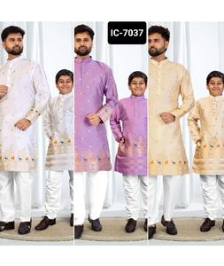 ชุด Traditio0nal ชุดนอนผ้าฝ้ายพร้อมลายปักสำหรับเด็กและฉันสวมใส่ได้สวยที่สุดของฉัน - Product Image 1