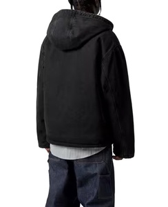 Hot Sale Coated Woven Twill Mechanic Insulated Breathable Waterproof Windproof <b>Stand</b> Collar Custom Men <b>Work</b> Jacket - Product Image 5